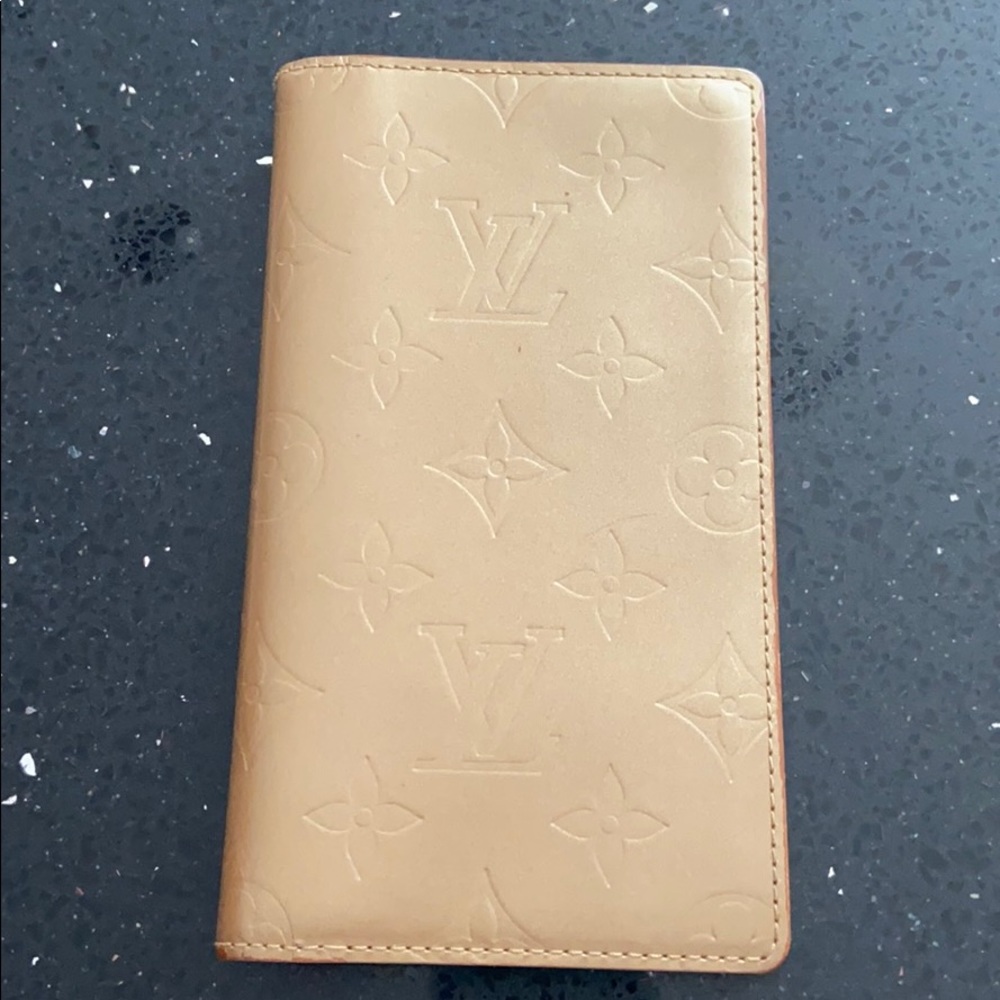 Authentic LV checkbook case